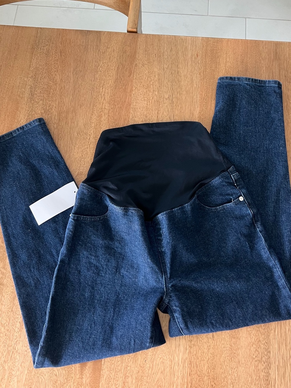 Isabel Maternity by Ingrid & Isabel Dark Blue Skinny Jeans - Picture 4 of 9